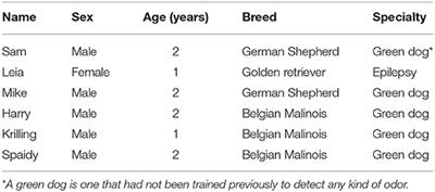 Dogs Detecting COVID-19 From Sweat and Saliva of Positive People: A Field Experience in Mexico